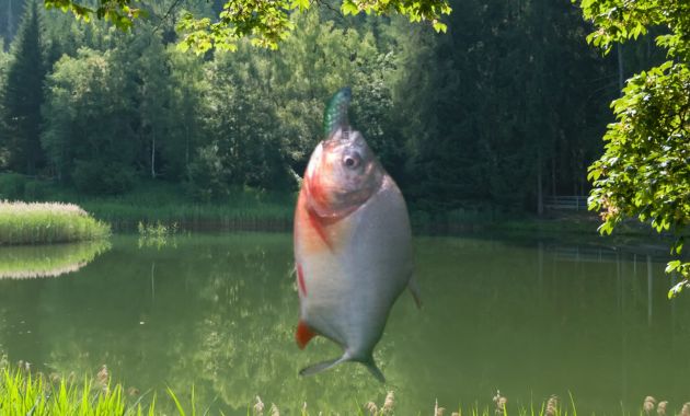 Ikan Bawal Hasil Mancing umpan ikan bawal